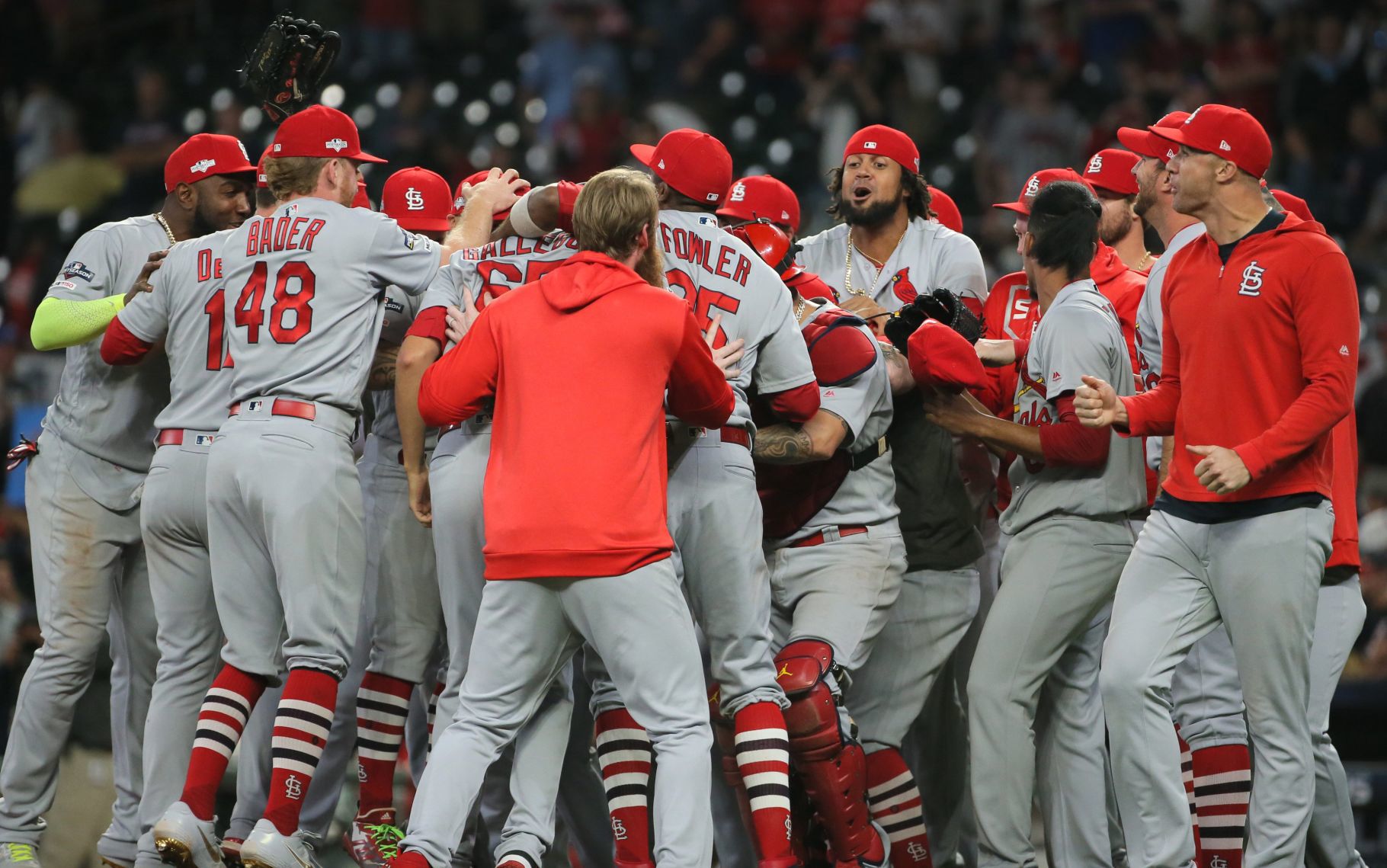 Cardinals take NLDS, on to the league championship